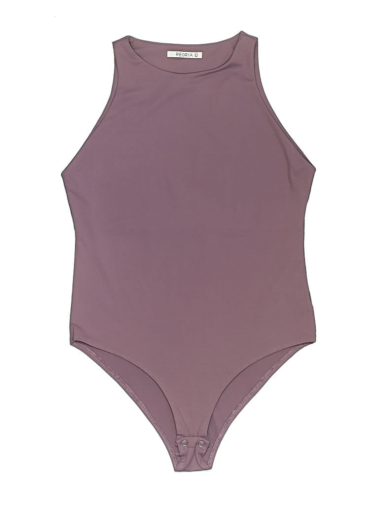 Pre-owned Reoria Bodysuit In Purple