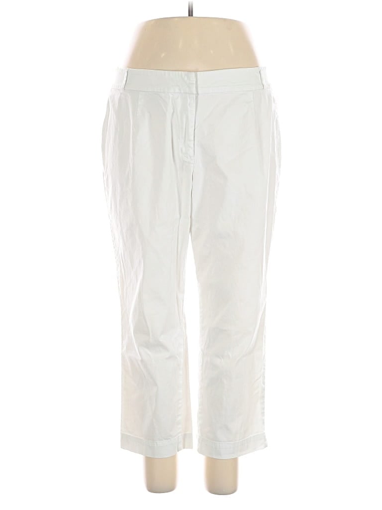 Pre-owned Talbots Outlet Casual Pants In White