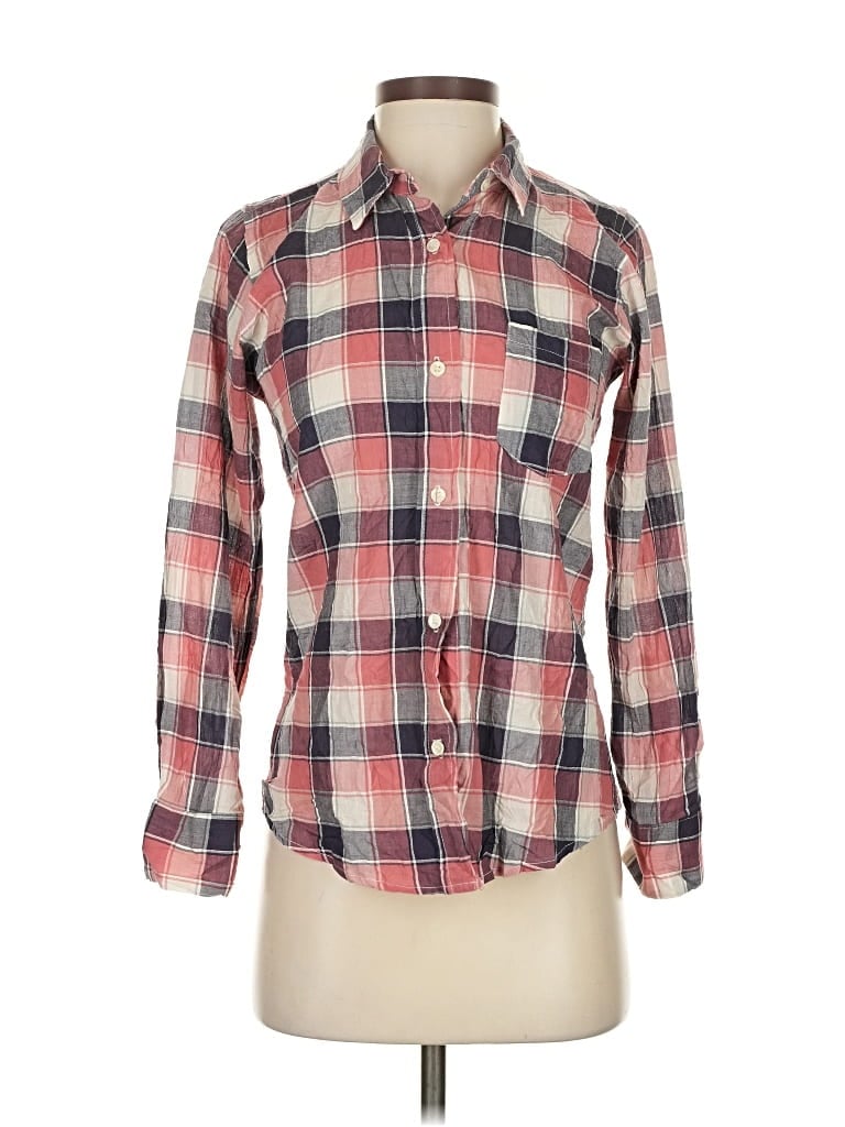 Pre-owned Rails Long Sleeve Polo Shirt In Red