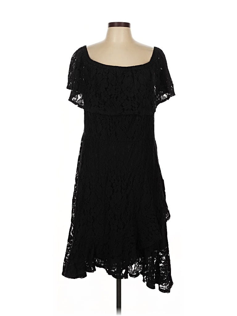 Pre-owned Isaac Mizrahi Live Cocktail Dress In Black