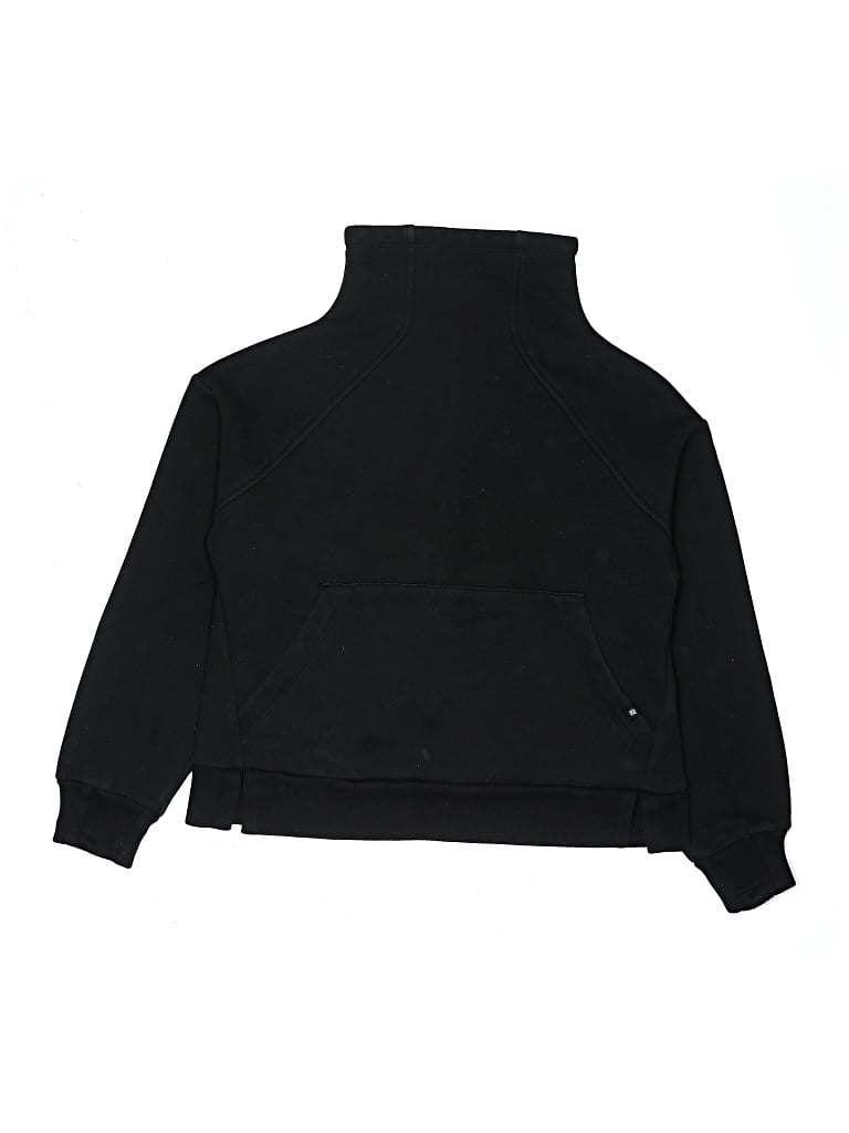 Pre-owned Athleta Girl Kids' Turtleneck Sweater In Black