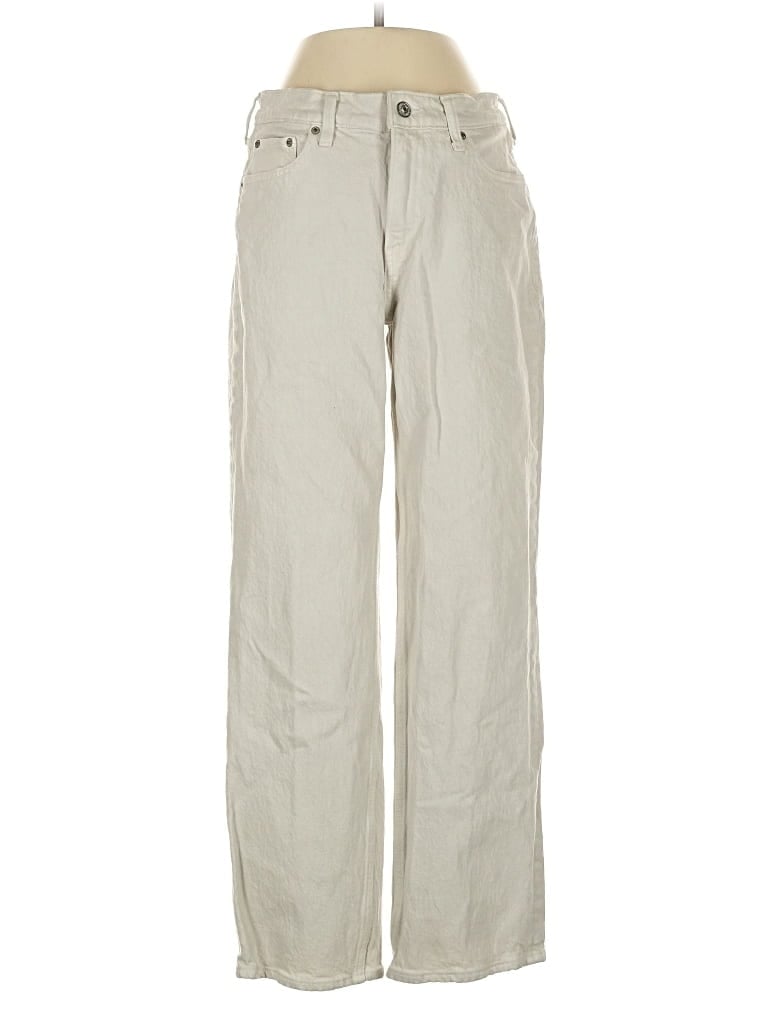 Pre-owned Abercrombie & Fitch Jeans In White