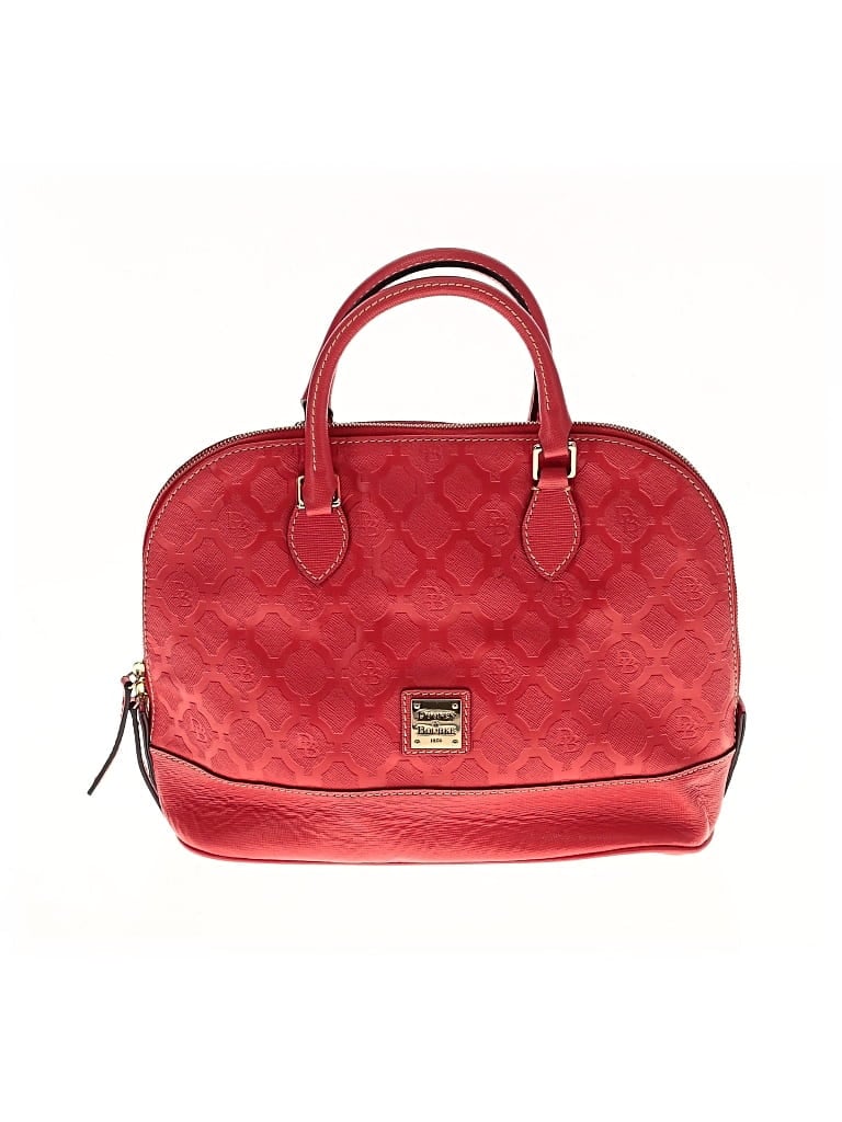 Pre-owned Dooney & Bourke Leather Hobo Bag In Red