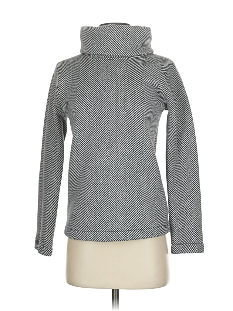 Pre-owned J.crew Factory Store Turtleneck Sweater In Gray