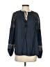 Ramy Brook 100% Polyester Blue Long Sleeve Blouse Size XS - photo 1
