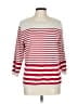 Lands' End 100% Supima Cotton Red Pullover Sweater Size L - photo 1