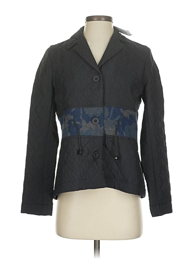 Pre-owned Gershon Bram Blazer Jacket In Gray