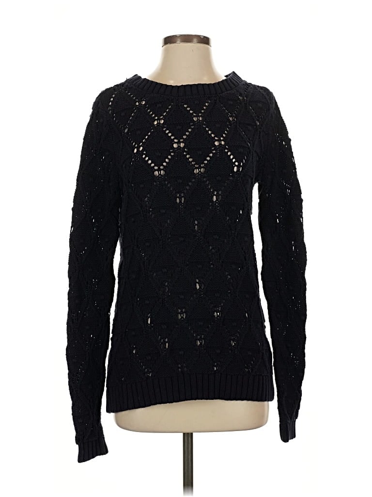 Pre-owned Tommy Hilfiger Pullover Sweater In Black