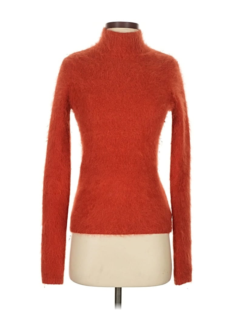 Pre-owned Ulla Johnson Turtleneck Sweater In Orange