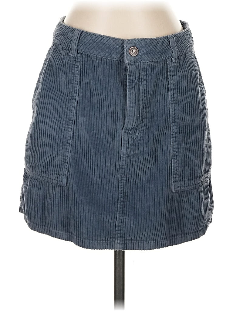Pre-owned Abercrombie & Fitch Denim Skirt In Blue
