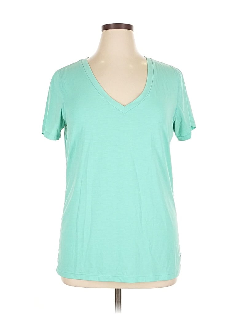 Pre-owned Gap Fit Short Sleeve T-shirt In Blue