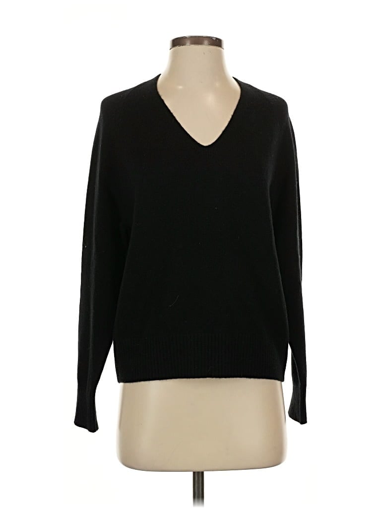 Pre-owned Vince Wool Pullover Sweater In Black