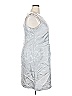 DANILLO 100% Polyester Metallic Silver Cocktail Dress Size 18W - photo 4