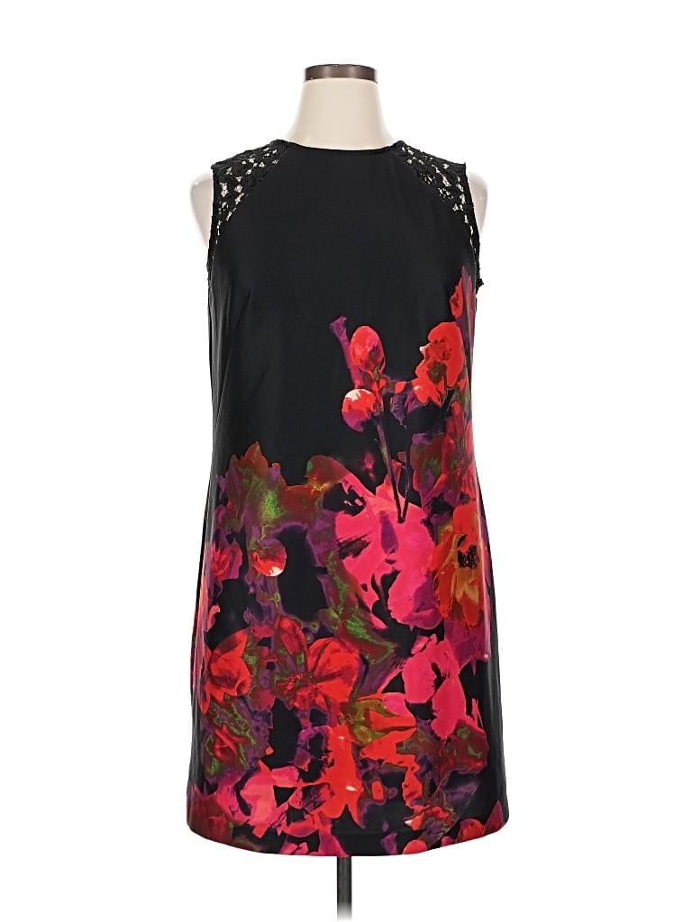 Pre-owned Donna Ricco Cocktail Dress In Black