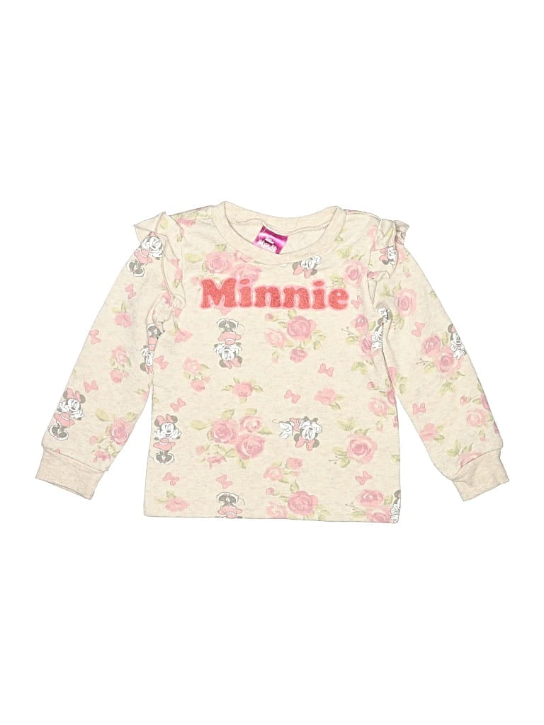 Pre-owned Disney Kids' Pullover Sweater In Pink