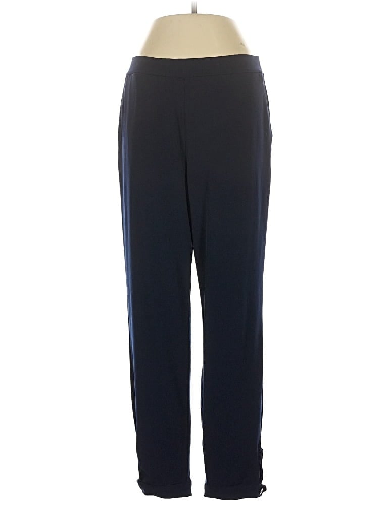Pre-owned Susan Graver Track Pants In Blue