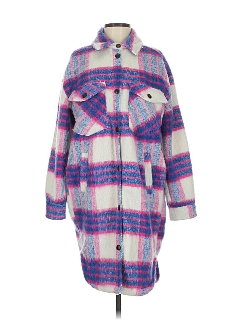 Pre-owned Blanknyc Blank Nyc Coat In Purple