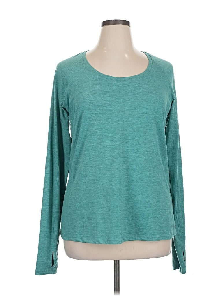 Pre-owned Marika Long Sleeve T-shirt In Blue