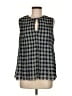 Max Studio 100% Polyester Gray Sleeveless Blouse Size M - photo 1