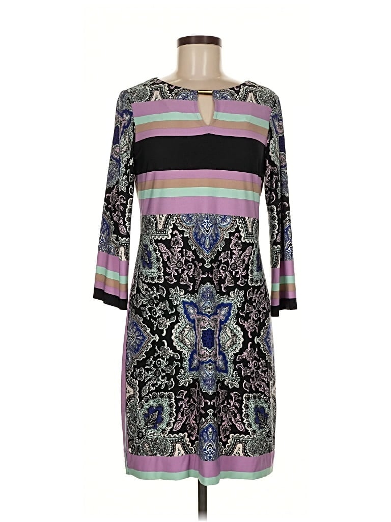 Pre-owned Donna Morgan Casual Dress In Purple