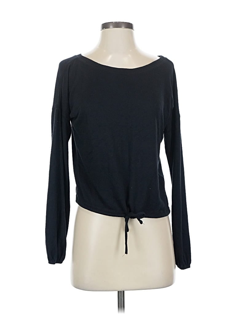 Pre-owned Abercrombie & Fitch Long Sleeve T-shirt In Black