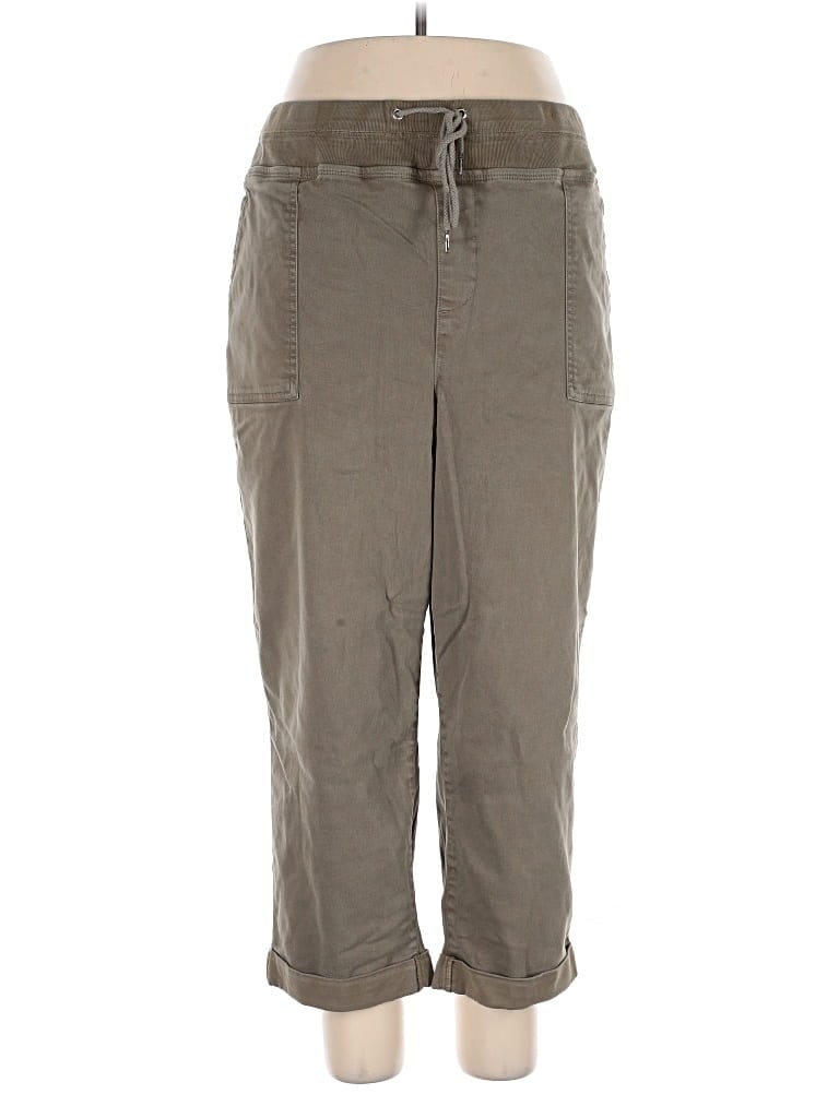 Pre-owned Nydj Casual Pants In Gray