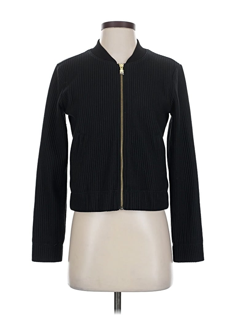 Pre-owned Club Monaco Cardigan Sweater In Black