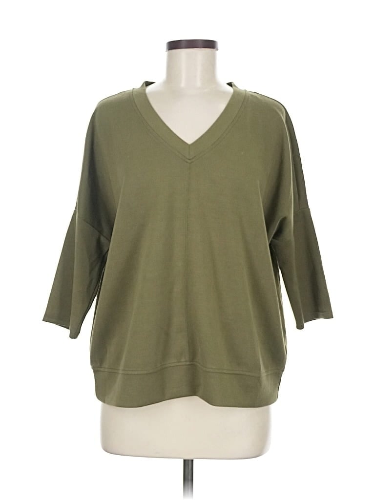 Pre-owned Cable & Gauge Sweatshirt In Green
