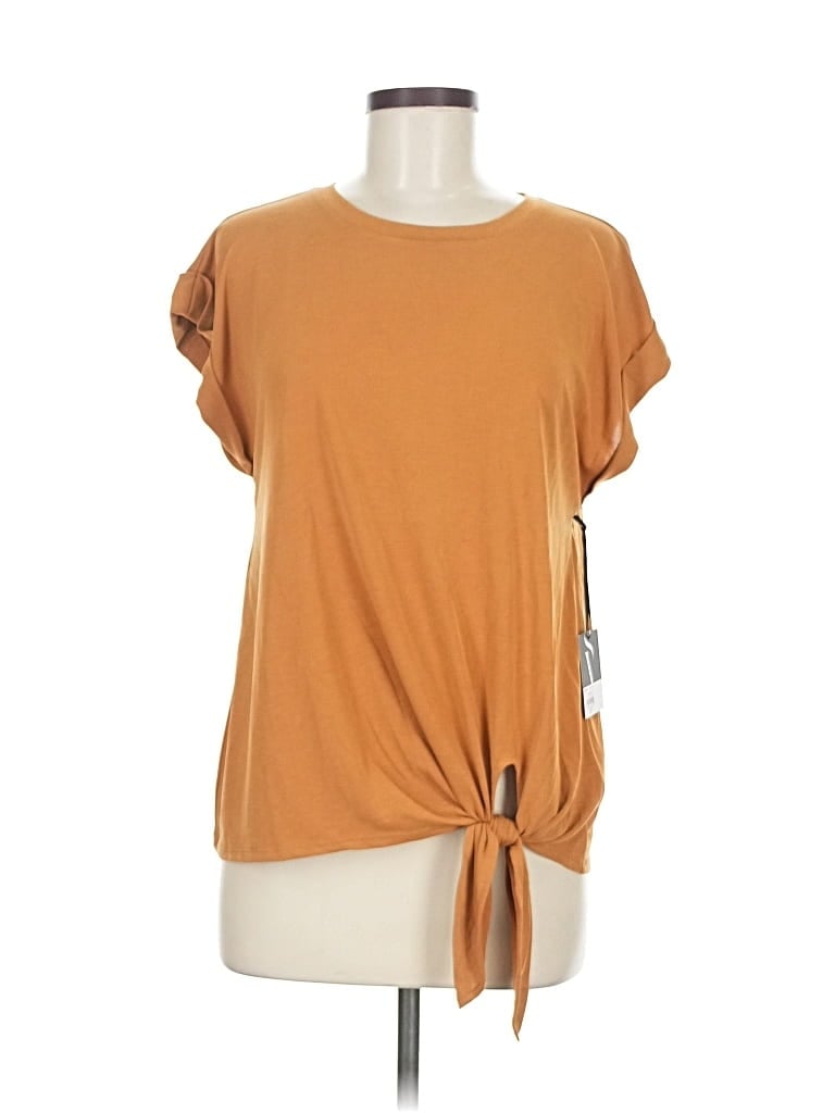 Simply Vera Vera Wang Short Sleeve T-shirt In Brown