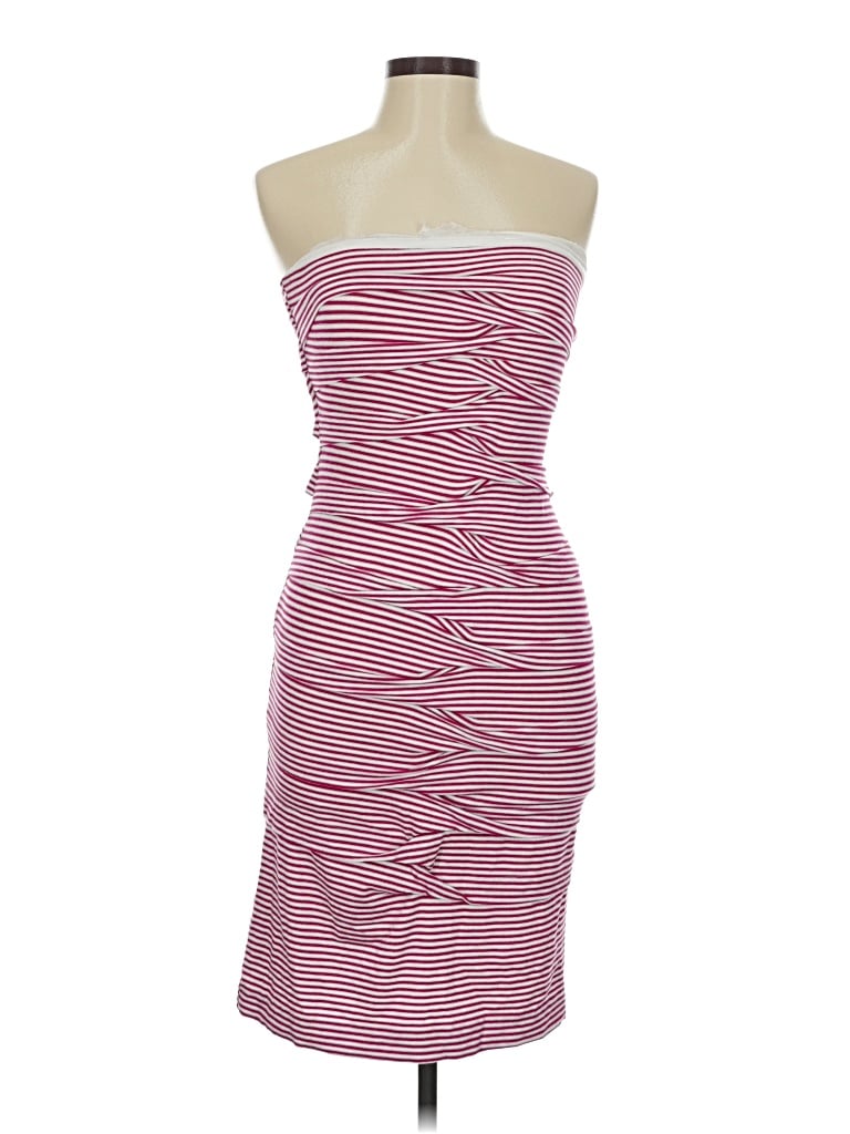 Pre-owned Nicole Miller Cocktail Dress In Burgundy