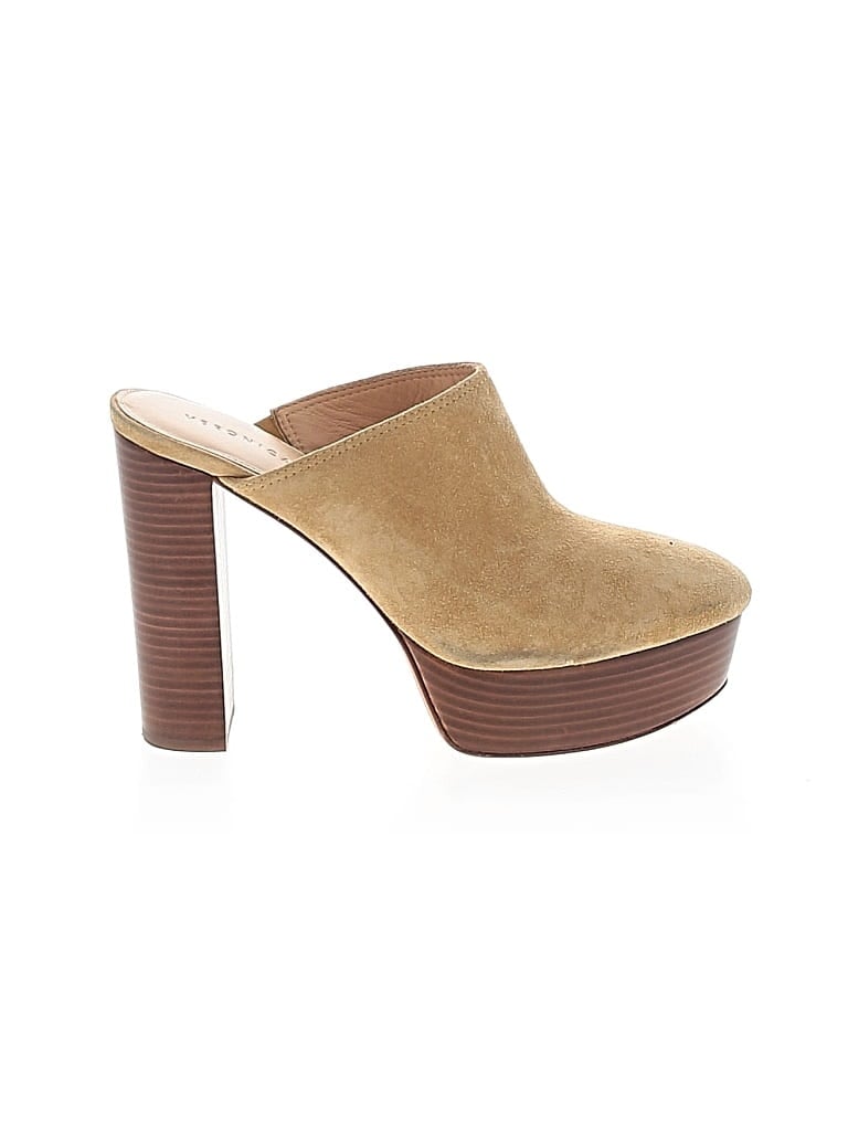 Pre-owned Veronica Beard Mule/clog In Brown