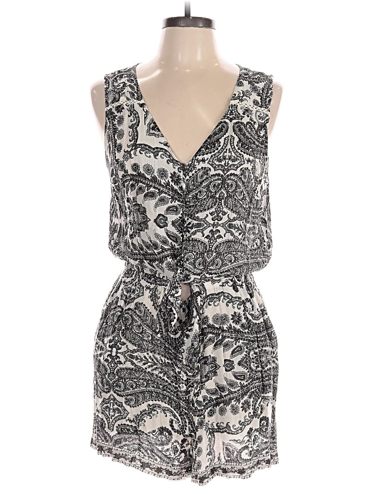 Pre-owned Lucky Brand Romper In Gray