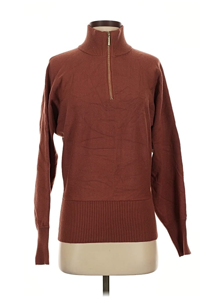 Pre-owned Alexia Admor Turtleneck Sweater In Brown