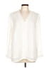 Unbranded 100% Polyester Ivory Long Sleeve Blouse Size L - photo 1