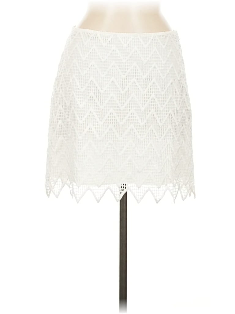 Pre-owned Aqua Casual Skirt In White