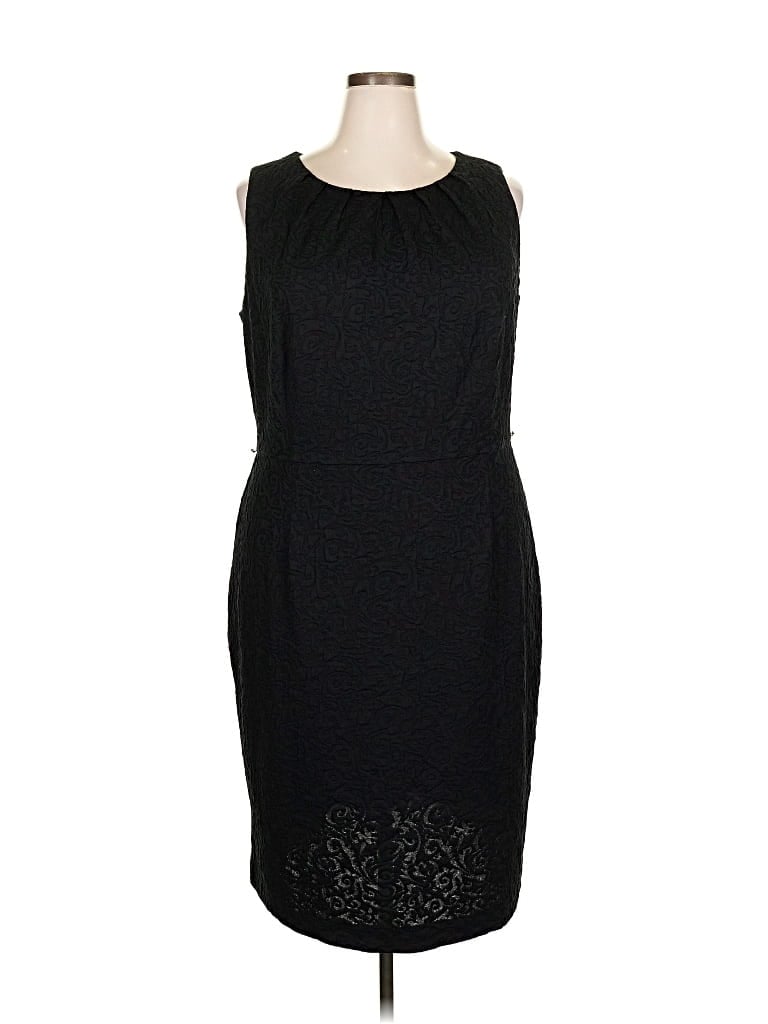 Pre-owned Chaps Cocktail Dress In Black