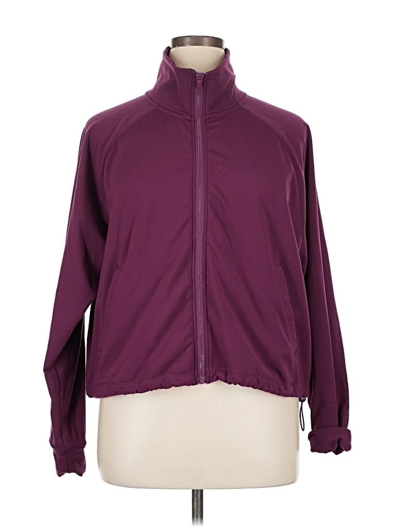 Pre-owned Yogalicious Track Jacket In Purple