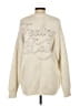Aelfric Eden Graphic Ivory Pullover Sweater Size S - photo 2