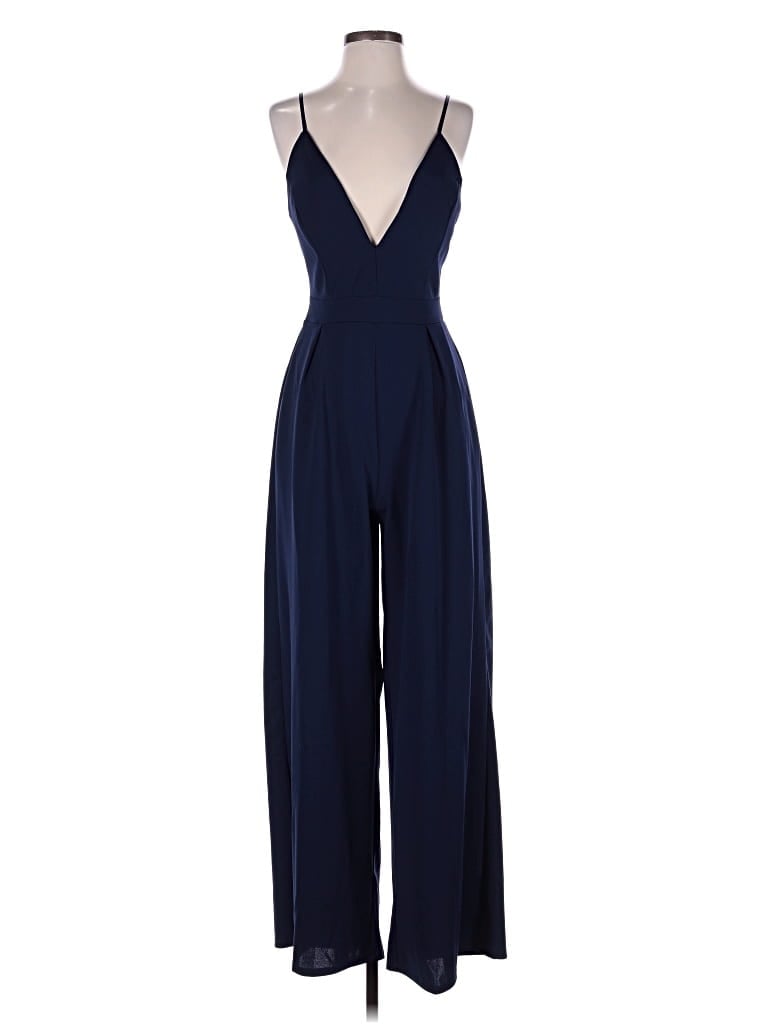 Pre-owned Love, Nickie Lew Jumpsuit In Blue