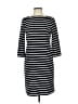 Chico's Stripes Black Casual Dress Size XS (000) - photo 1
