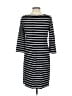 Chico's Stripes Black Casual Dress Size XS (000) - photo 2