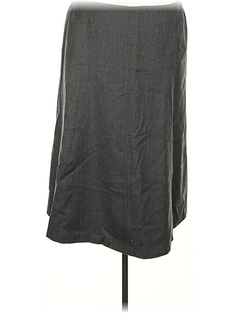 Pre-owned Talbots Formal Skirt In Gray