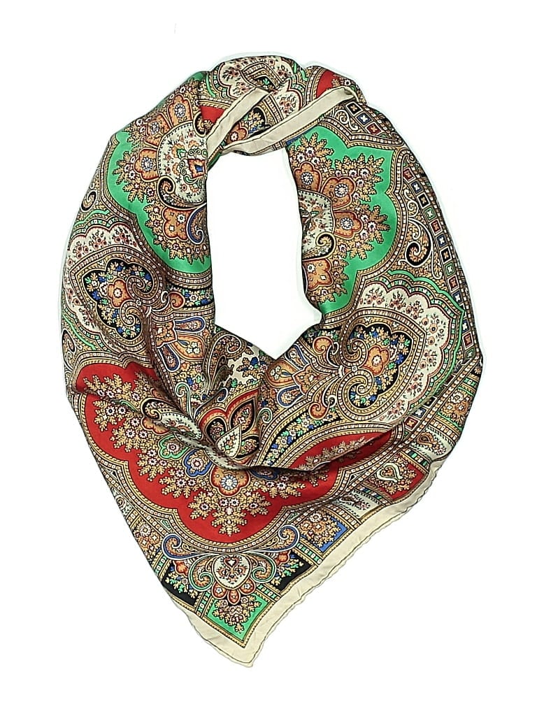 Pre-owned Echo Design Scarf In Brown