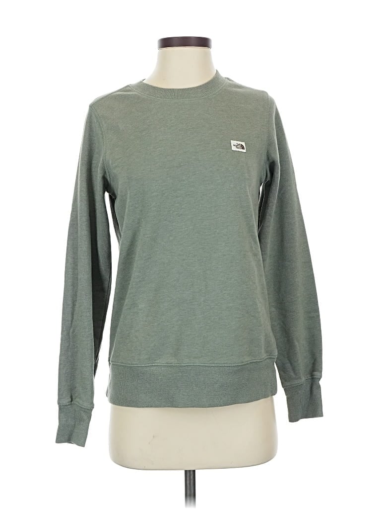 Pre-owned The North Face Sweatshirt In Green