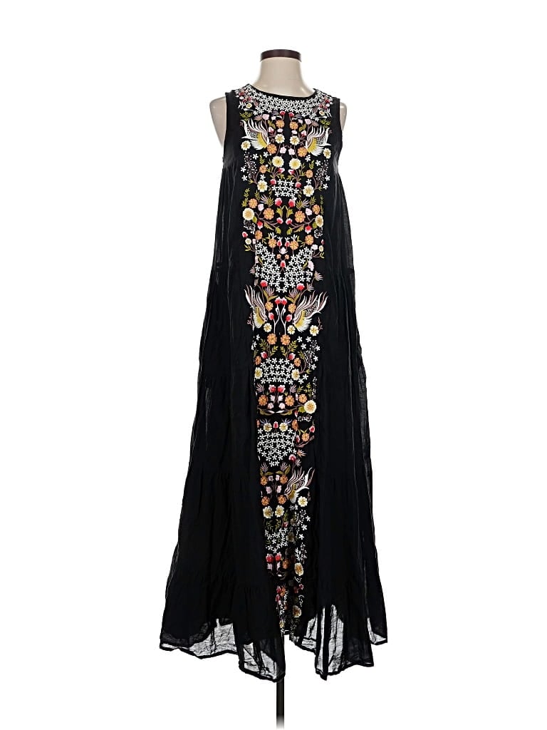 Pre-owned Samant Chauhan Casual Dress In Black