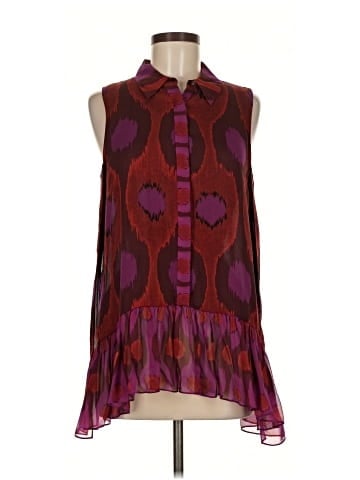 Diane von Furstenberg Sleeveless Silk Top (view 1)
