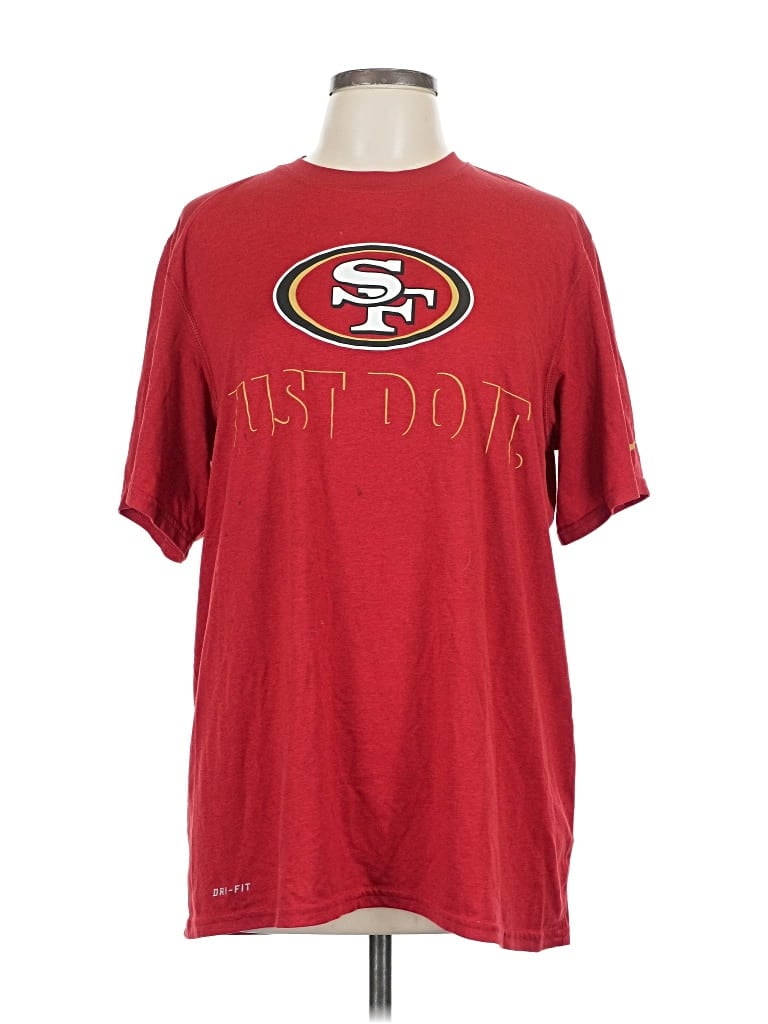 Pre-owned Nfl X Nike Team Apparel Short Sleeve T-shirt In Red