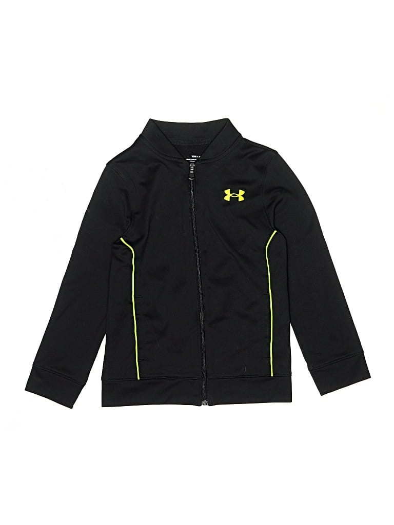 Pre-owned Under Armour Kids' Track Jacket In Black