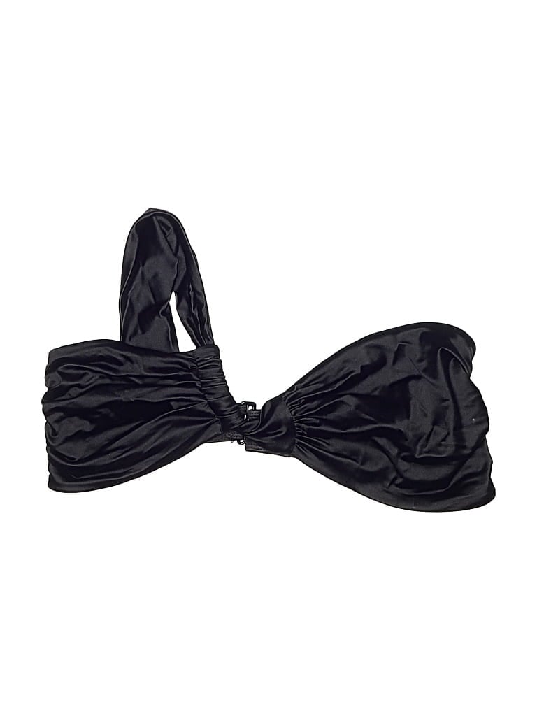 Pre-owned Good American Swimsuit Top Black Swimwear