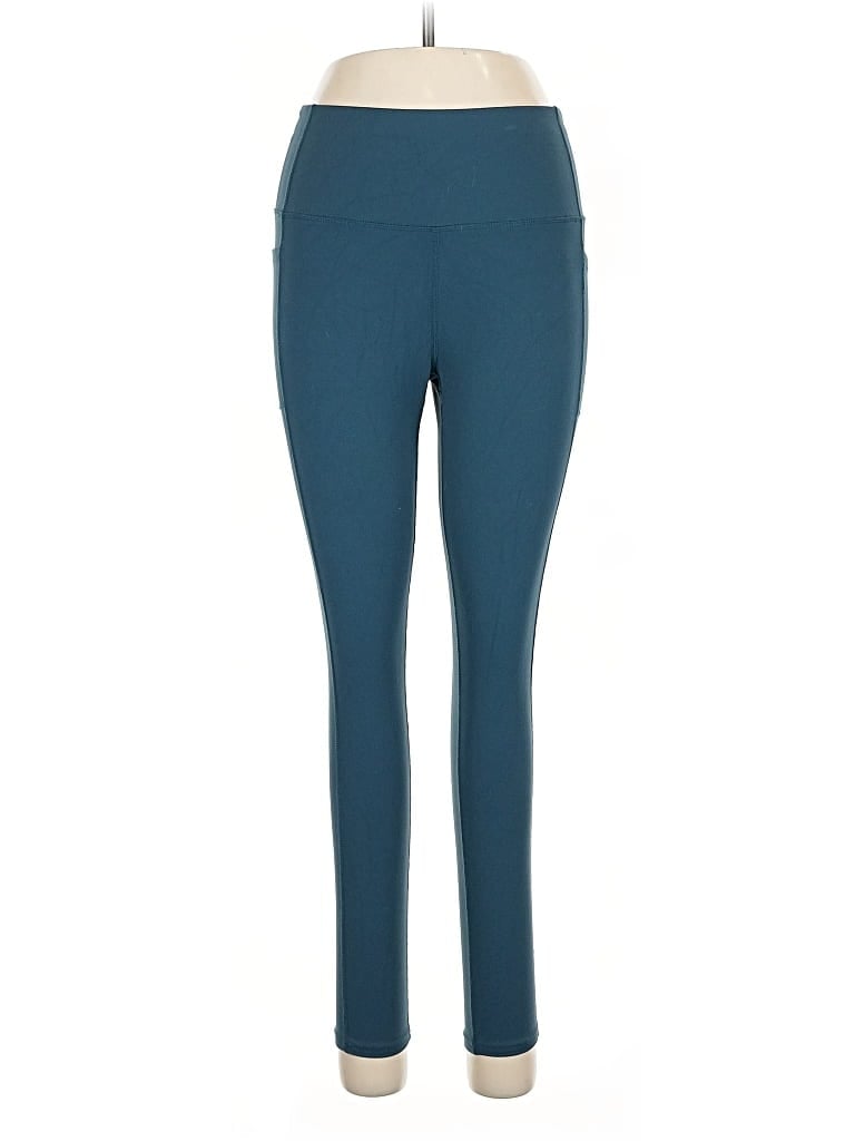 Pre-owned Skechers Active Pants In Blue